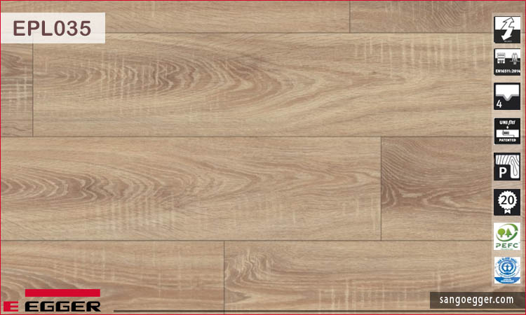 Sàn gỗ Egger EPL035 Bardolino Oak