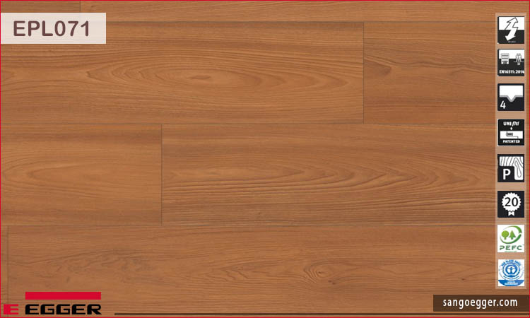 Sàn gỗ Egger Pro EPL071 Red Drayton Elm