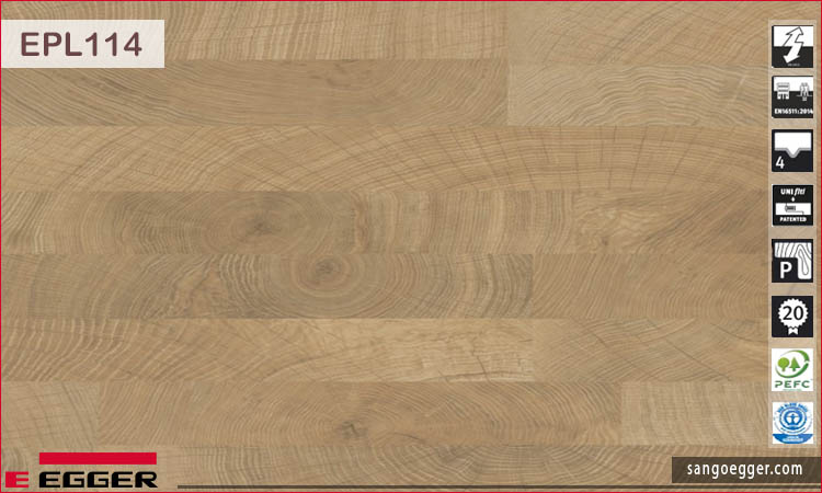 Sàn gỗ Egger Pro EPL114 Natural Talland Oak